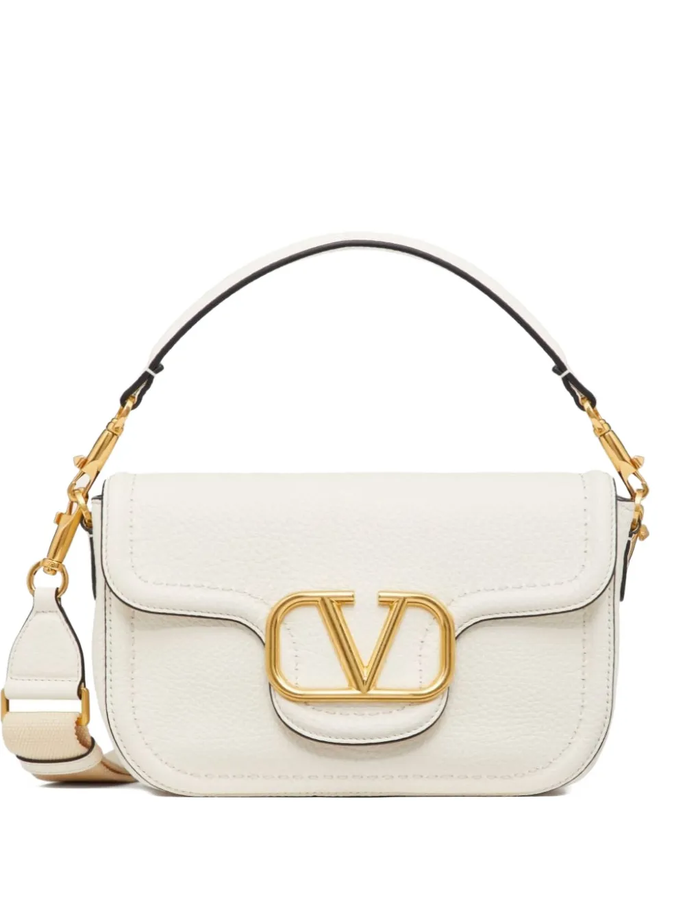 Valentino Garavani VLogo Signature shoulder bag Wit