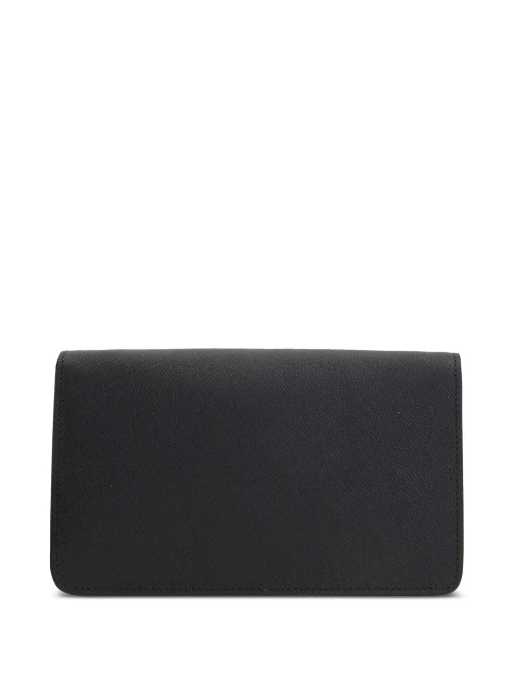 Prada Saffiano leather triangle-logo mini bag Zwart