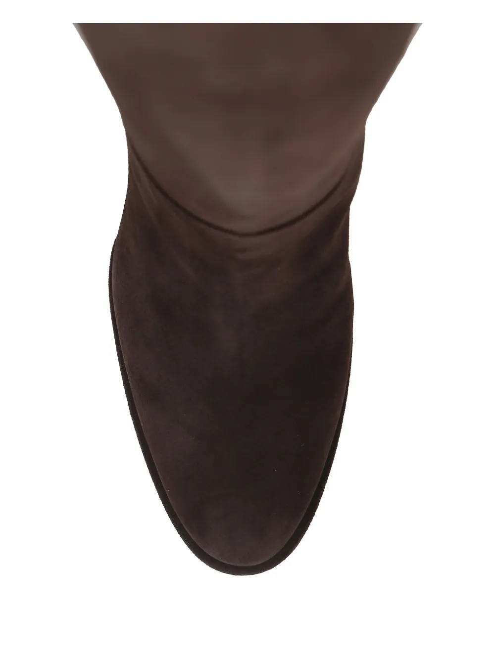 Le Silla block-heel suede knee-high boots Brown