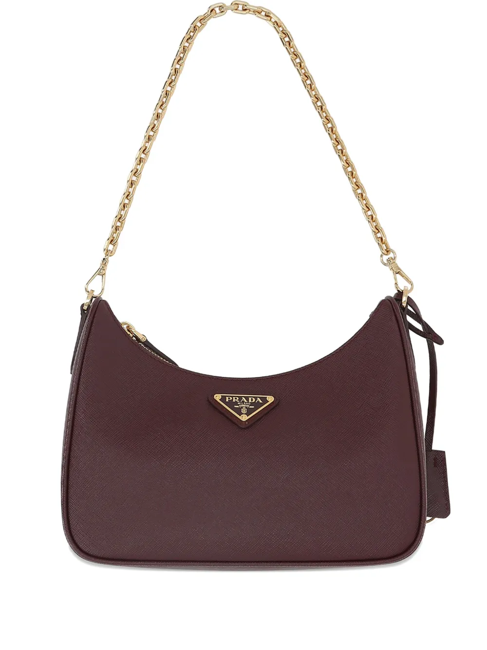 Prada Re-Edition 2005 leren schoudertas Bruin