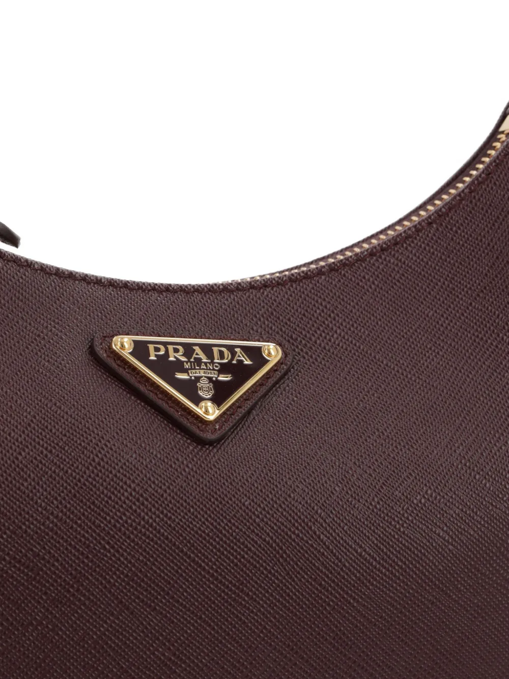 Prada Re-Edition 2005 leren schoudertas Bruin