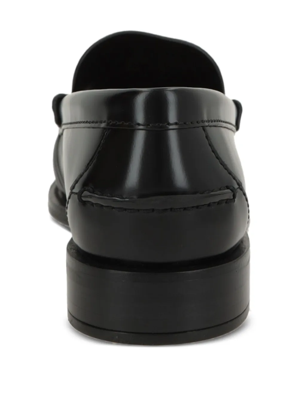 Prada Loafers met open neus Zwart