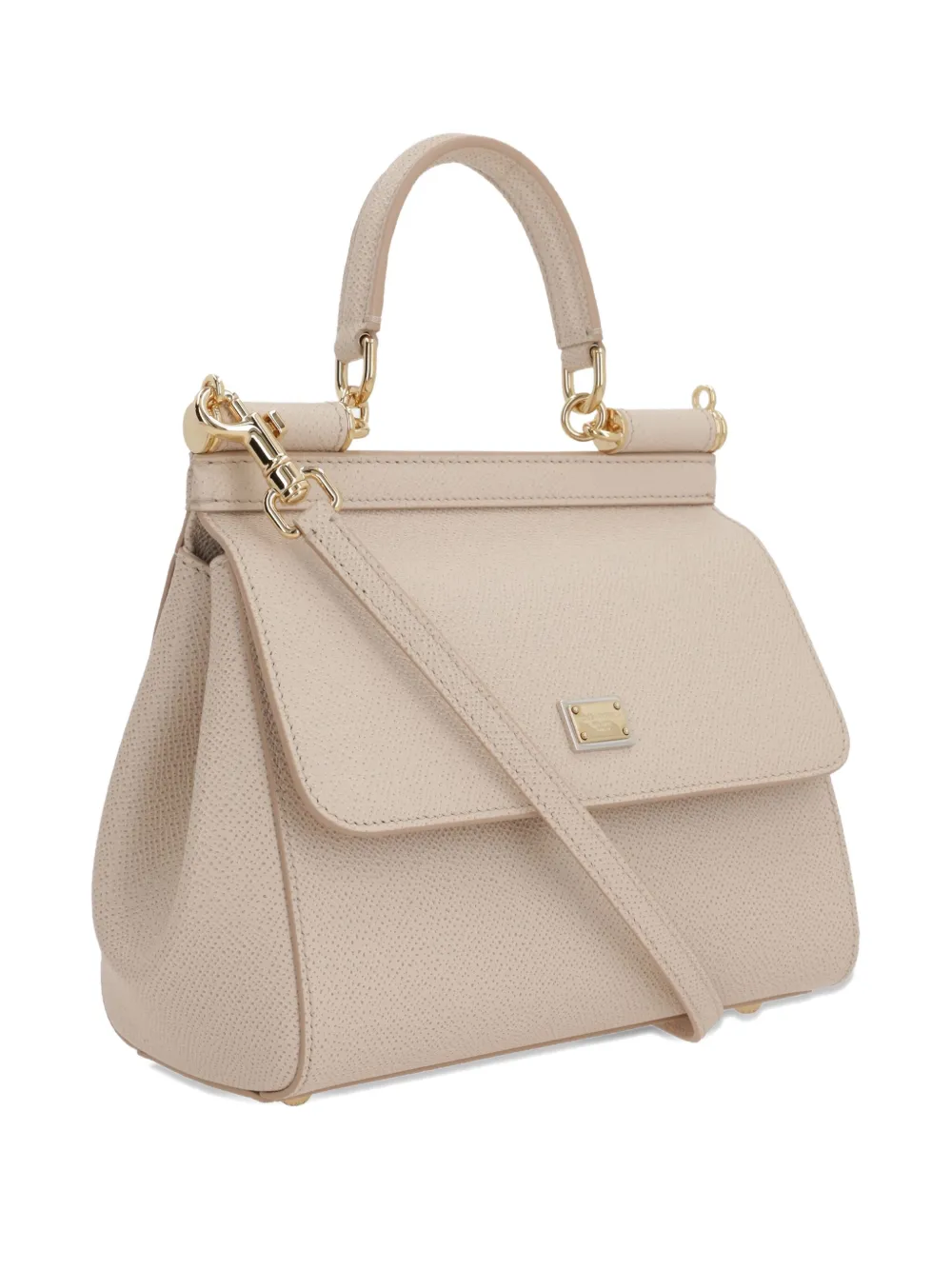 Dolce & Gabbana top-handle calfskin tote bag Roze