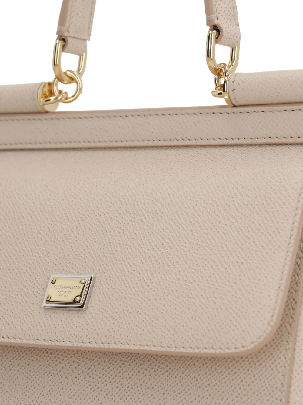 Dolce & Gabbana top-handle calfskin tote bag Roze