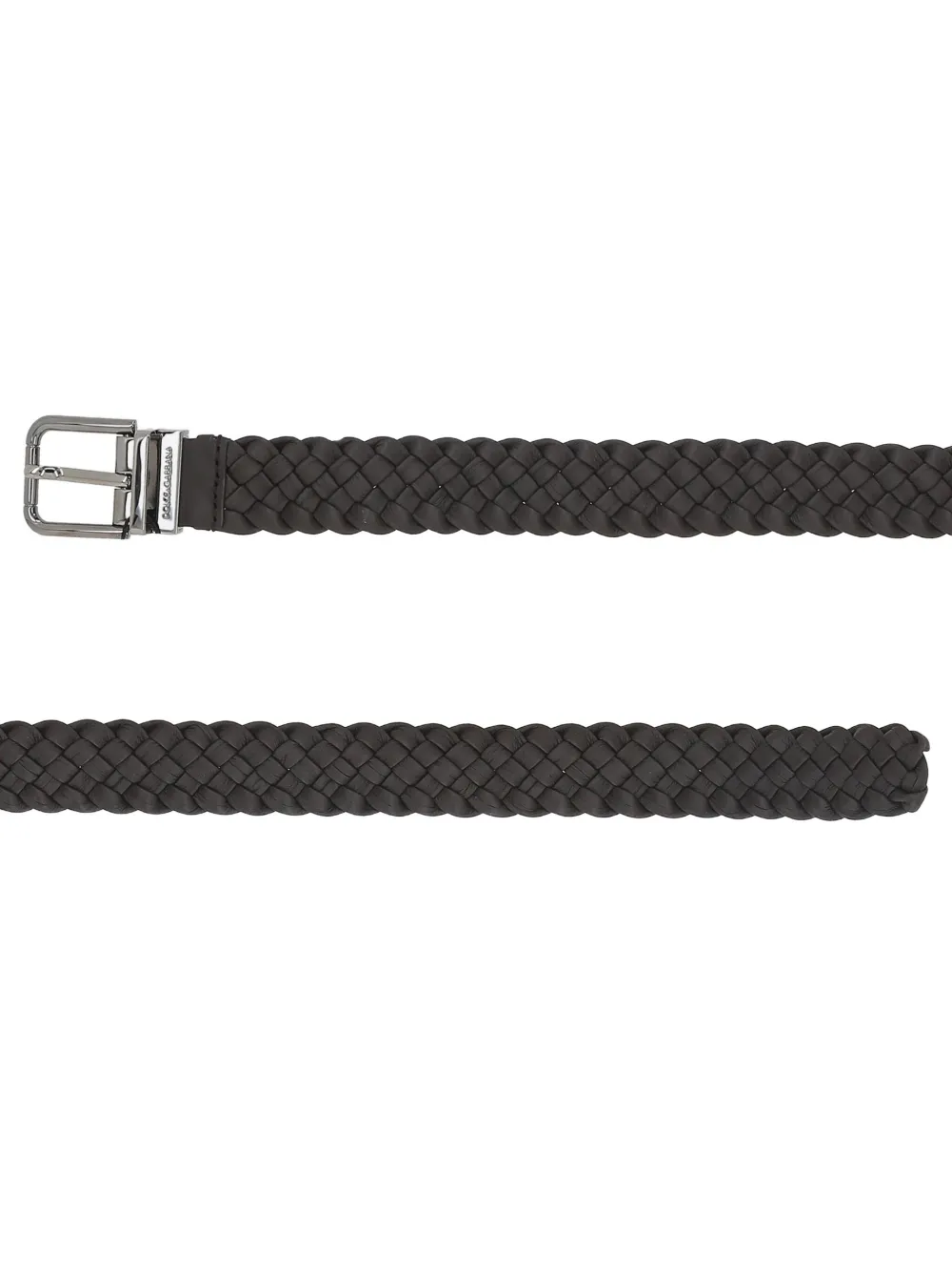 Dolce & Gabbana Gevlochten riem Bruin