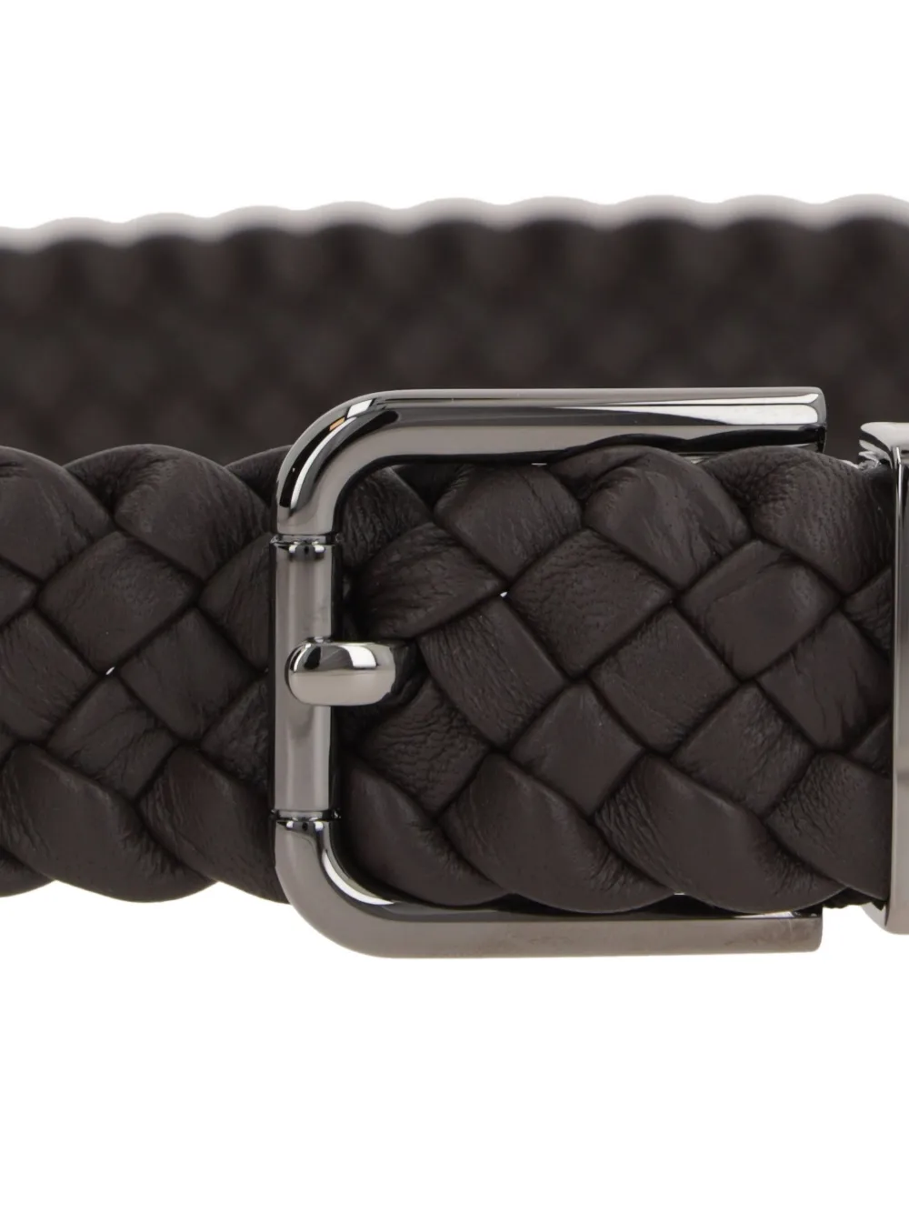 Dolce & Gabbana Gevlochten riem Bruin