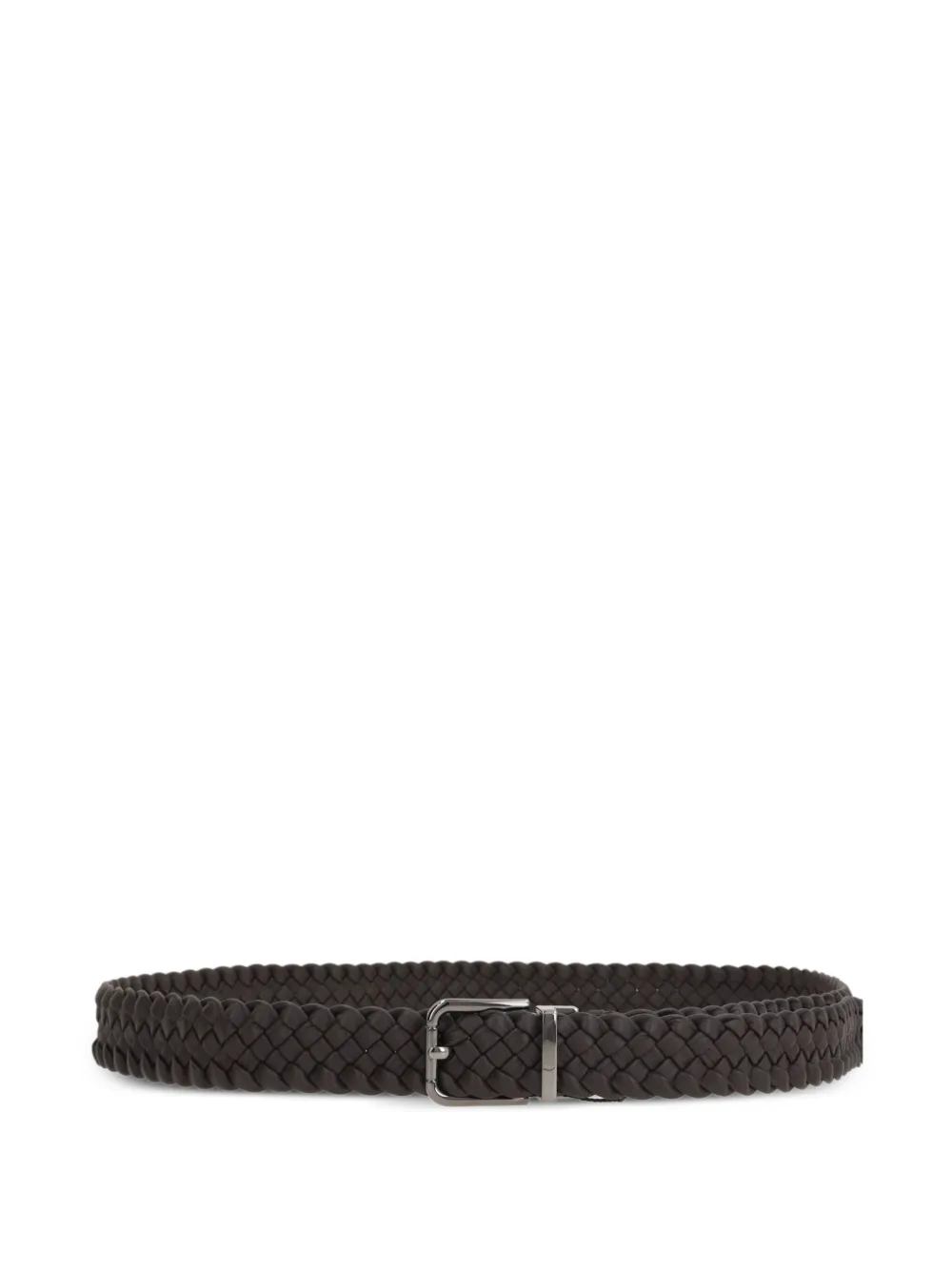 Dolce & Gabbana Gevlochten riem Bruin