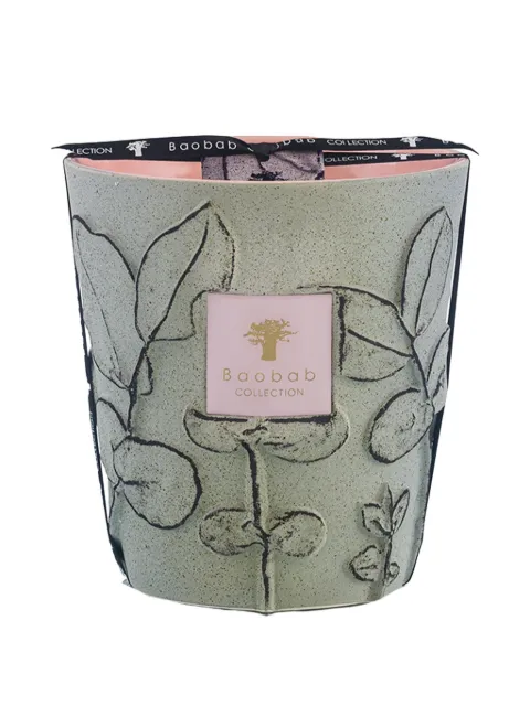 Baobab Collection Folia Maquis floral-embossed ceramic candle (2.3kg)