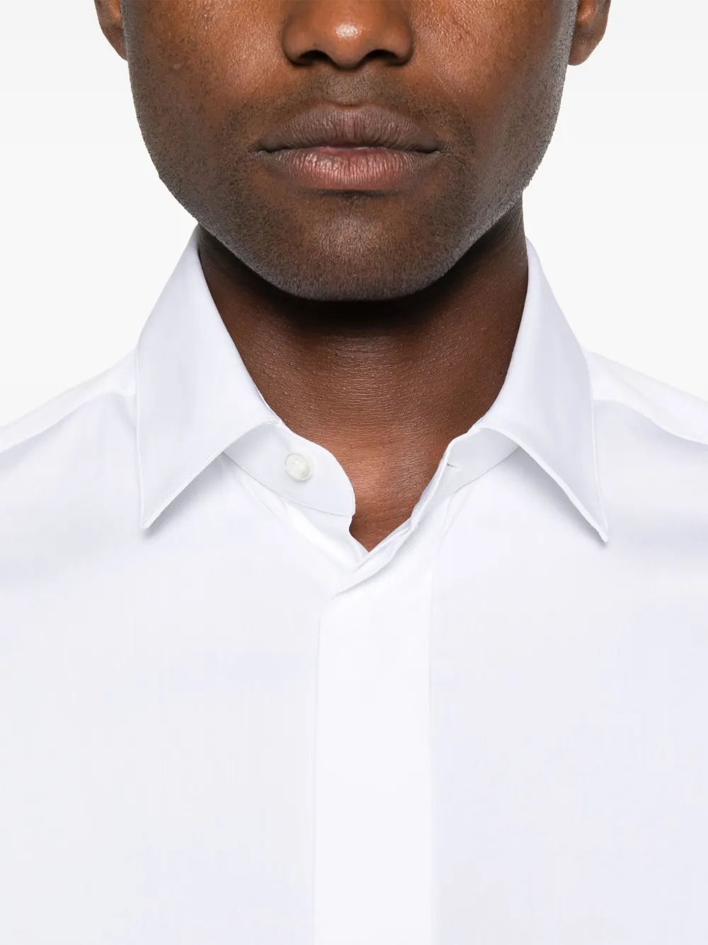 Mazzarelli Camicia in cotone con colletto alla francese | Image 5