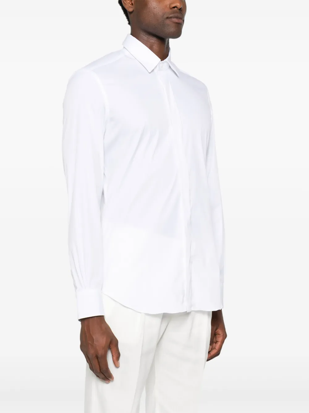 Mazzarelli Camicia in cotone con colletto alla francese | Camicie | Image 3