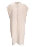 Crossley button-up dress - Neutrals