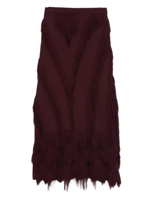 Ulla Johnson fringed panelled midi skirt