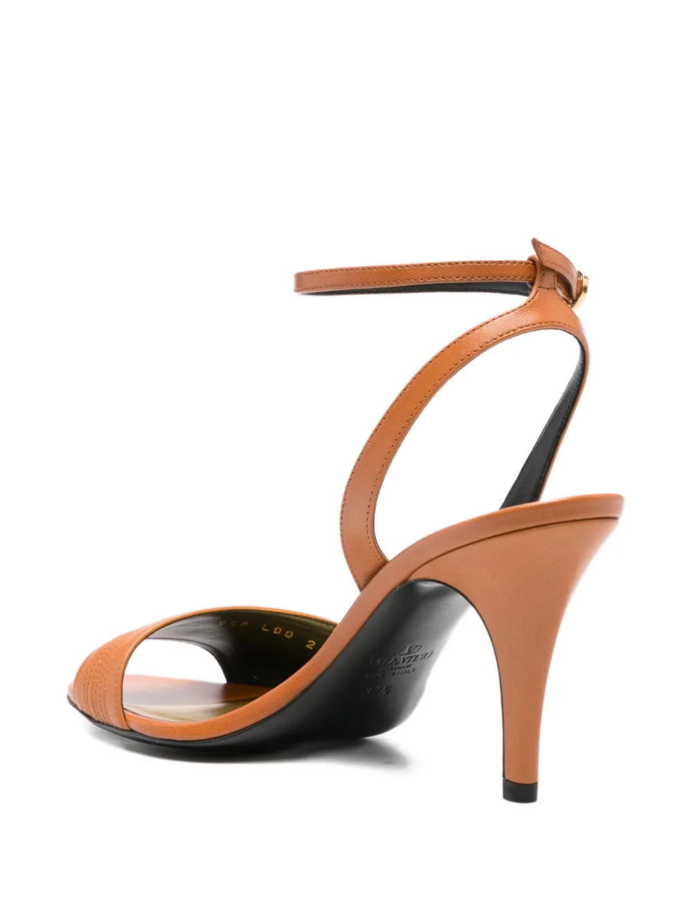 Valentino Garavani 90mm leather ankle-strap sandals Brown
