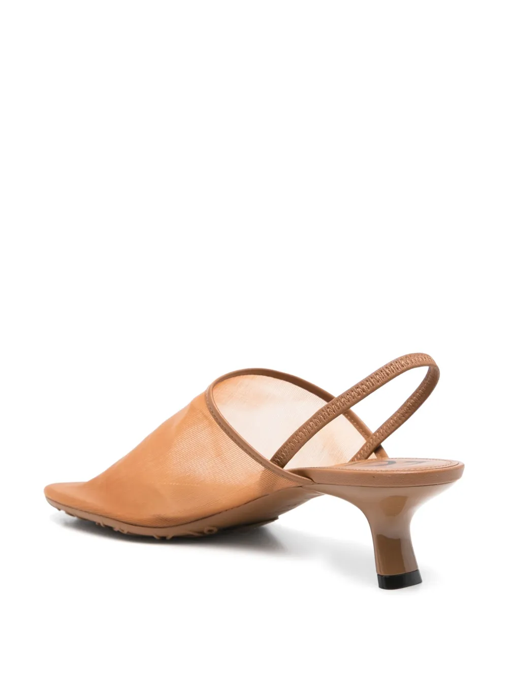 LOEWE 50mm Petal pumps Brown