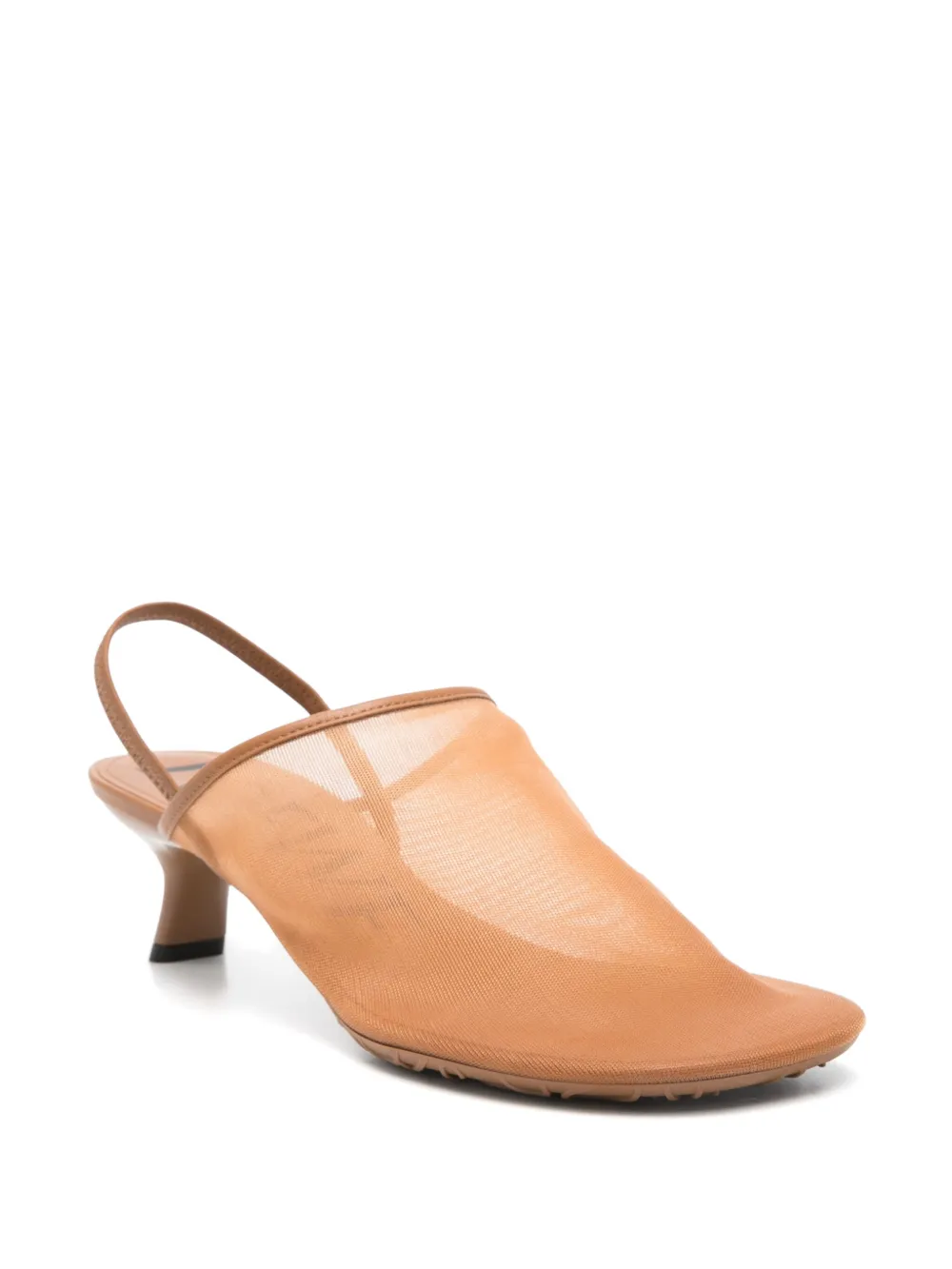 LOEWE 50mm Petal pumps Brown