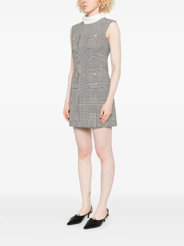 【送料無料/新品】 Prince Self-Portrait Of Black | Dress Mini Wales-check ワンピース