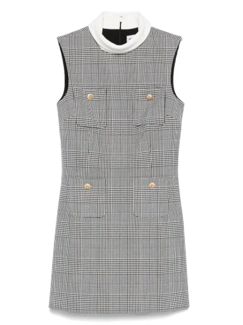 Self-Portrait Prince of Wales-check mini dress