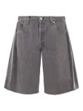 B SIDES faded-black denim shorts - Grey
