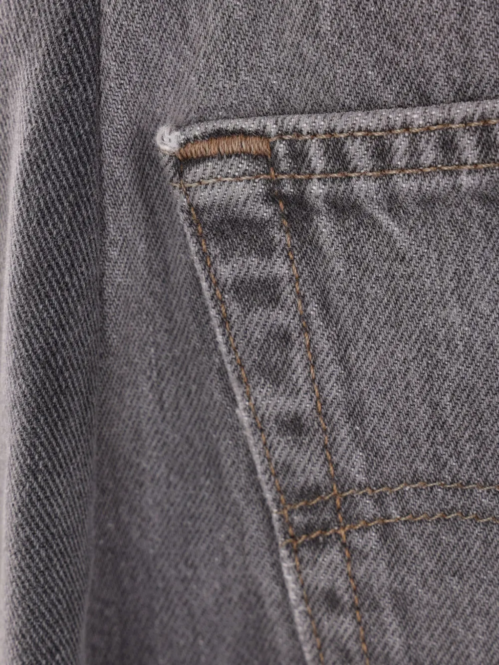  B Sides Denim Shorts - Grey 