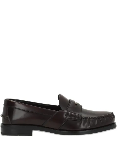 Prada penny-loafers med logoplade