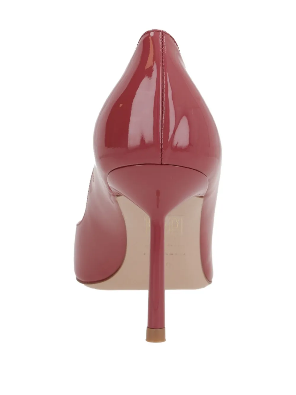 Le Silla 80mm Bella pointed-toe patent-leather pumps Red