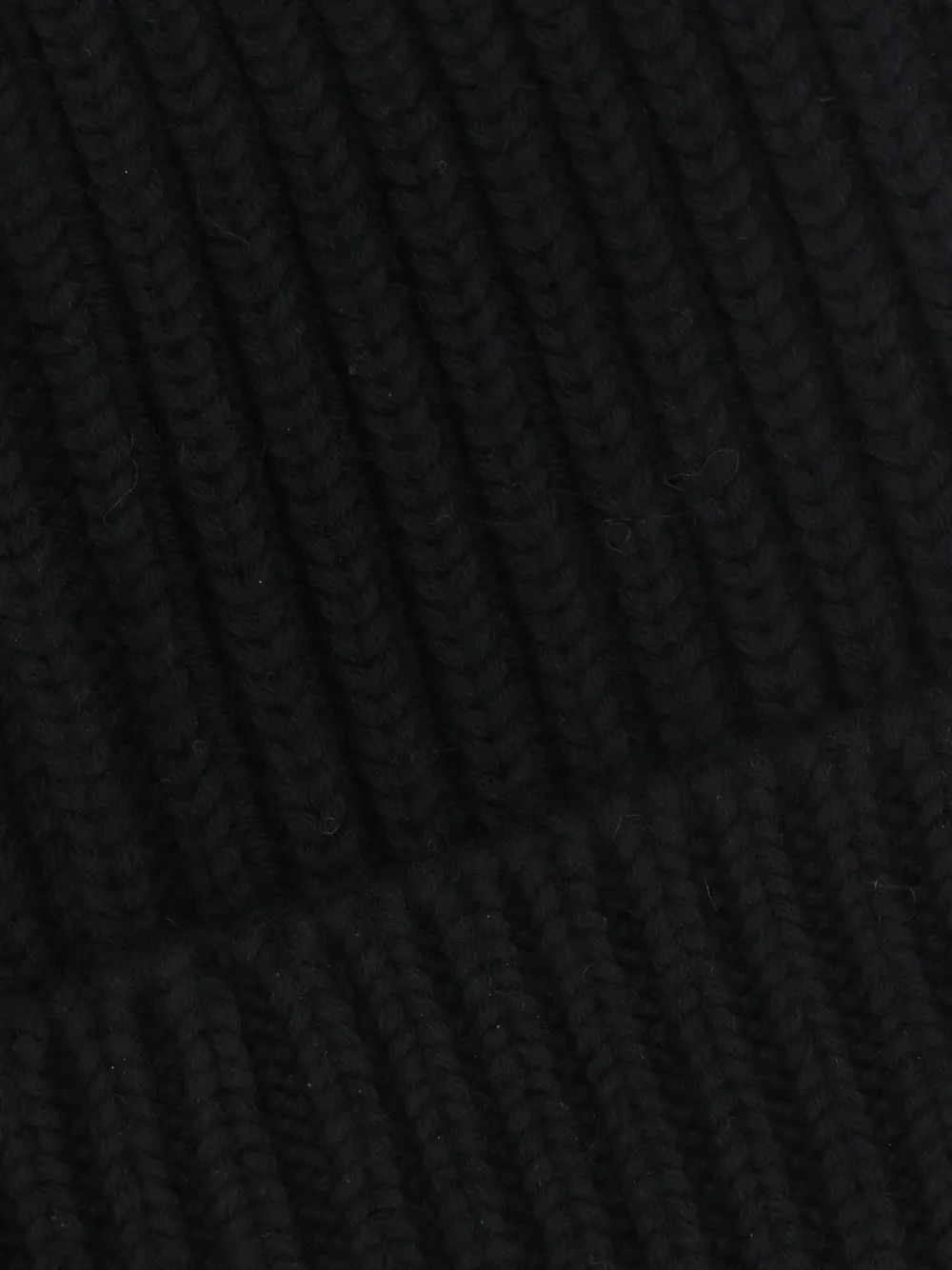 Dolce & Gabbana Ribbed Beanie In Black