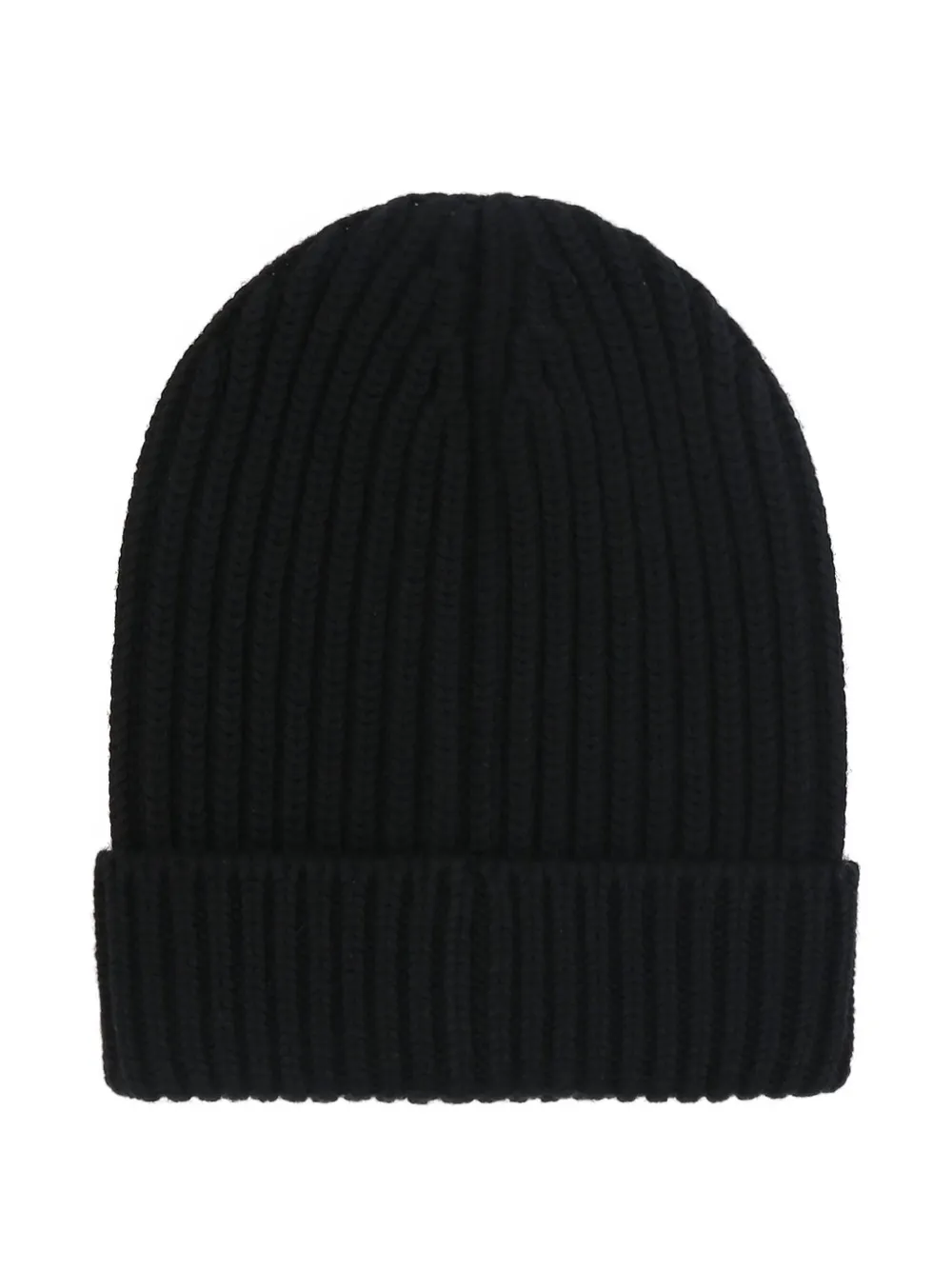Dolce & Gabbana Ribbed Beanie In Black