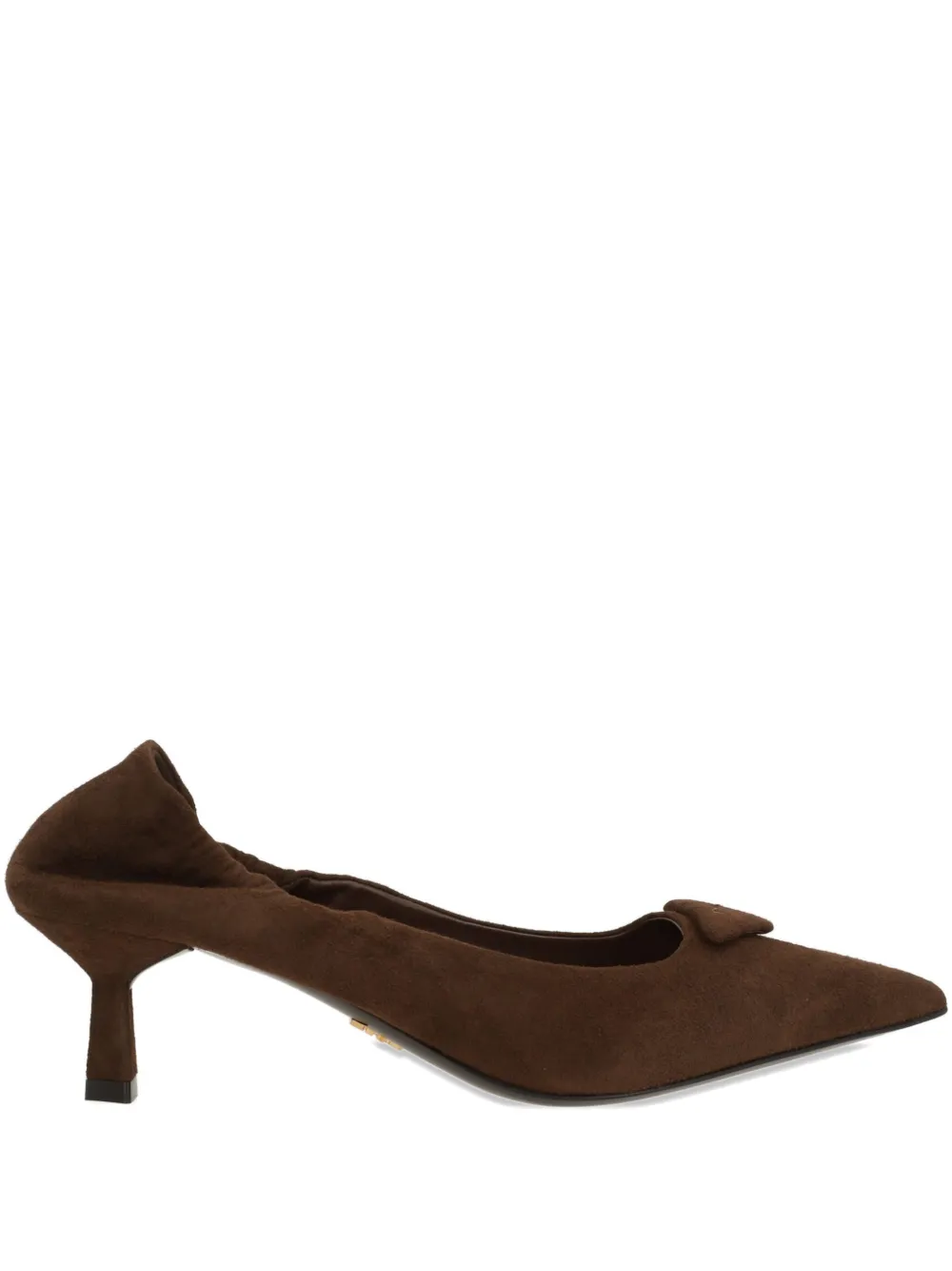 Prada Pumps met puntige neus Bruin