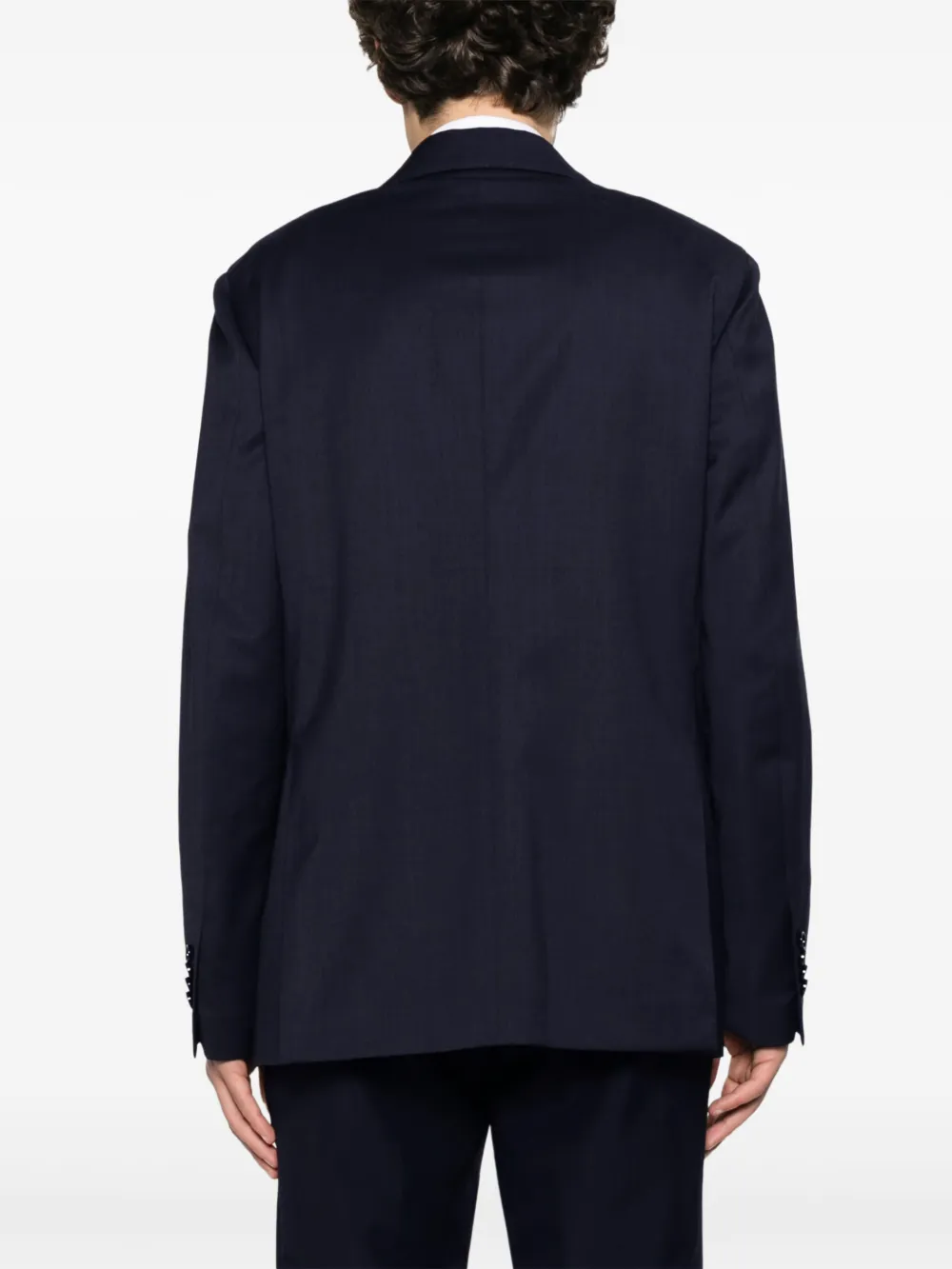 Lardini Blazer met enkele rij knopen Blauw
