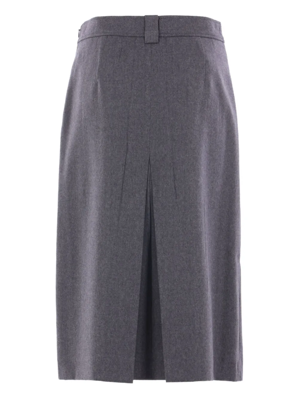 Prada pleated straight skirt Grijs