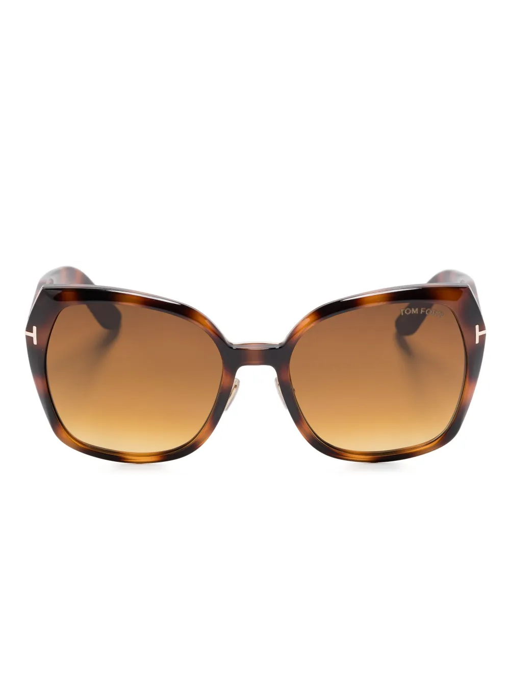 TOM FORD Eyewear Plum zonnebril Bruin