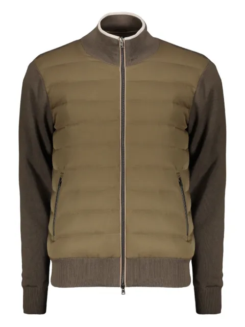 Herno panelled bomber jacket