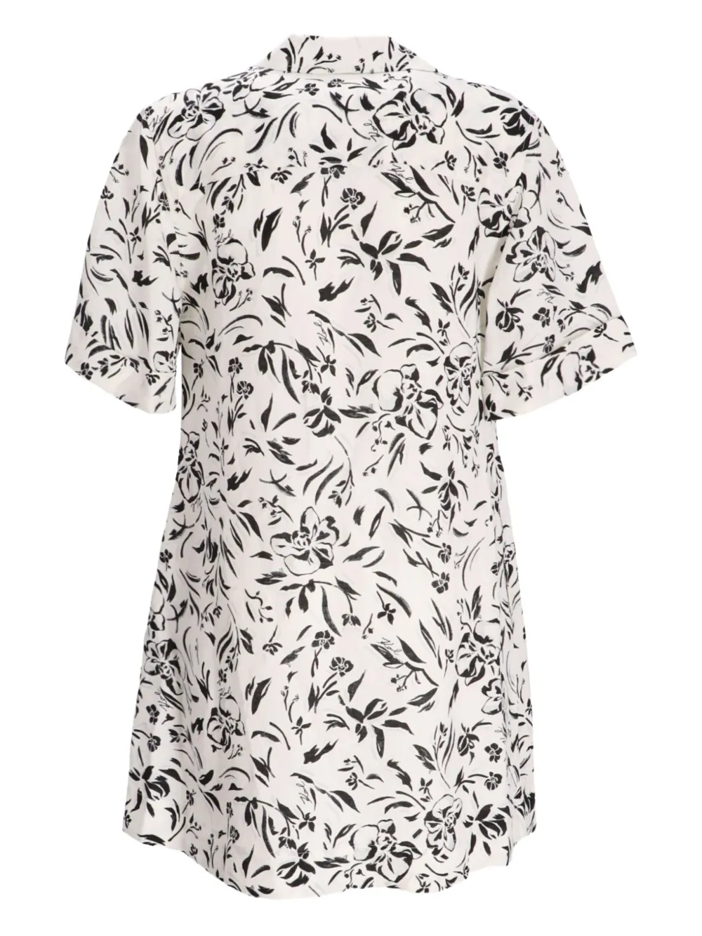 Karl Lagerfeld Mini-jurk met bloemenprint Wit