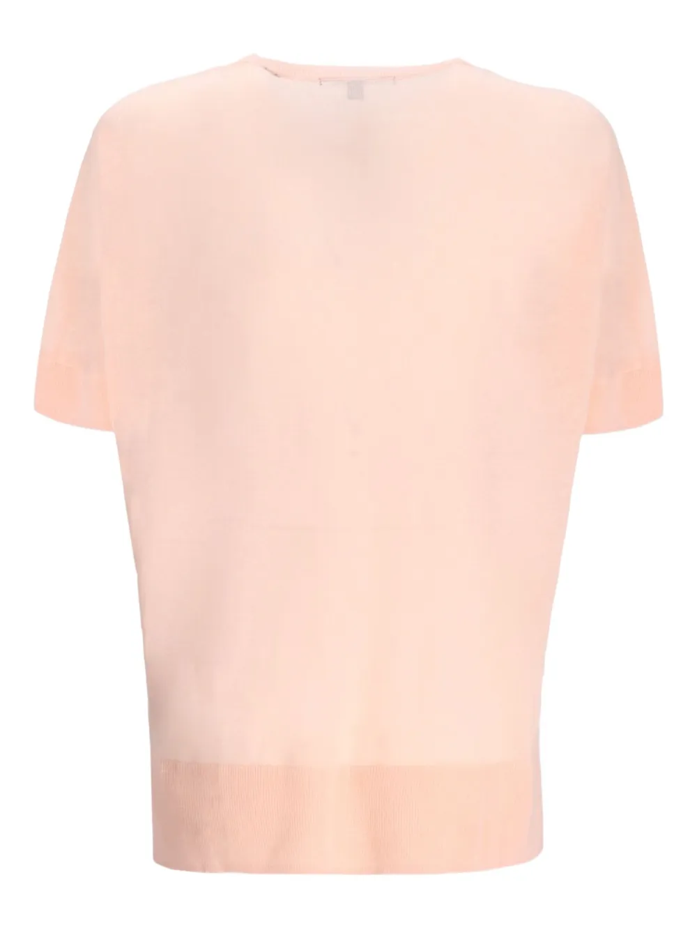 Armani Exchange T-shirt met stiksels Roze