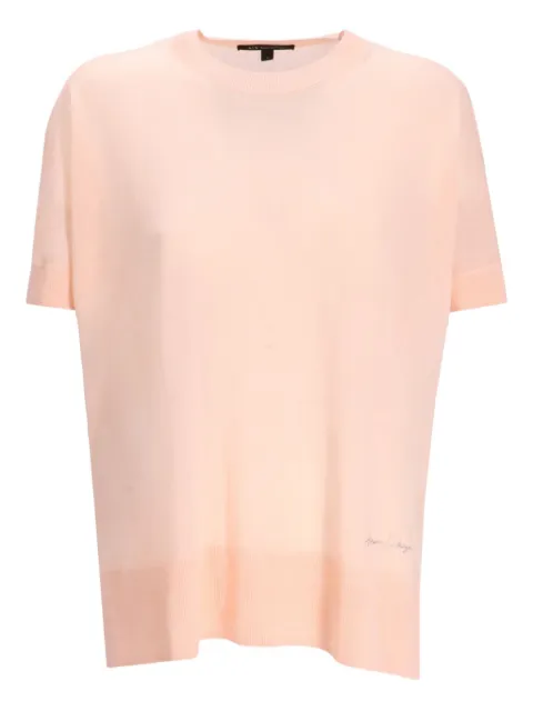 Armani Exchange tonal-stitching T-shirt  