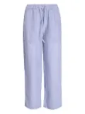 Crossley linen drawstring trousers - Blue