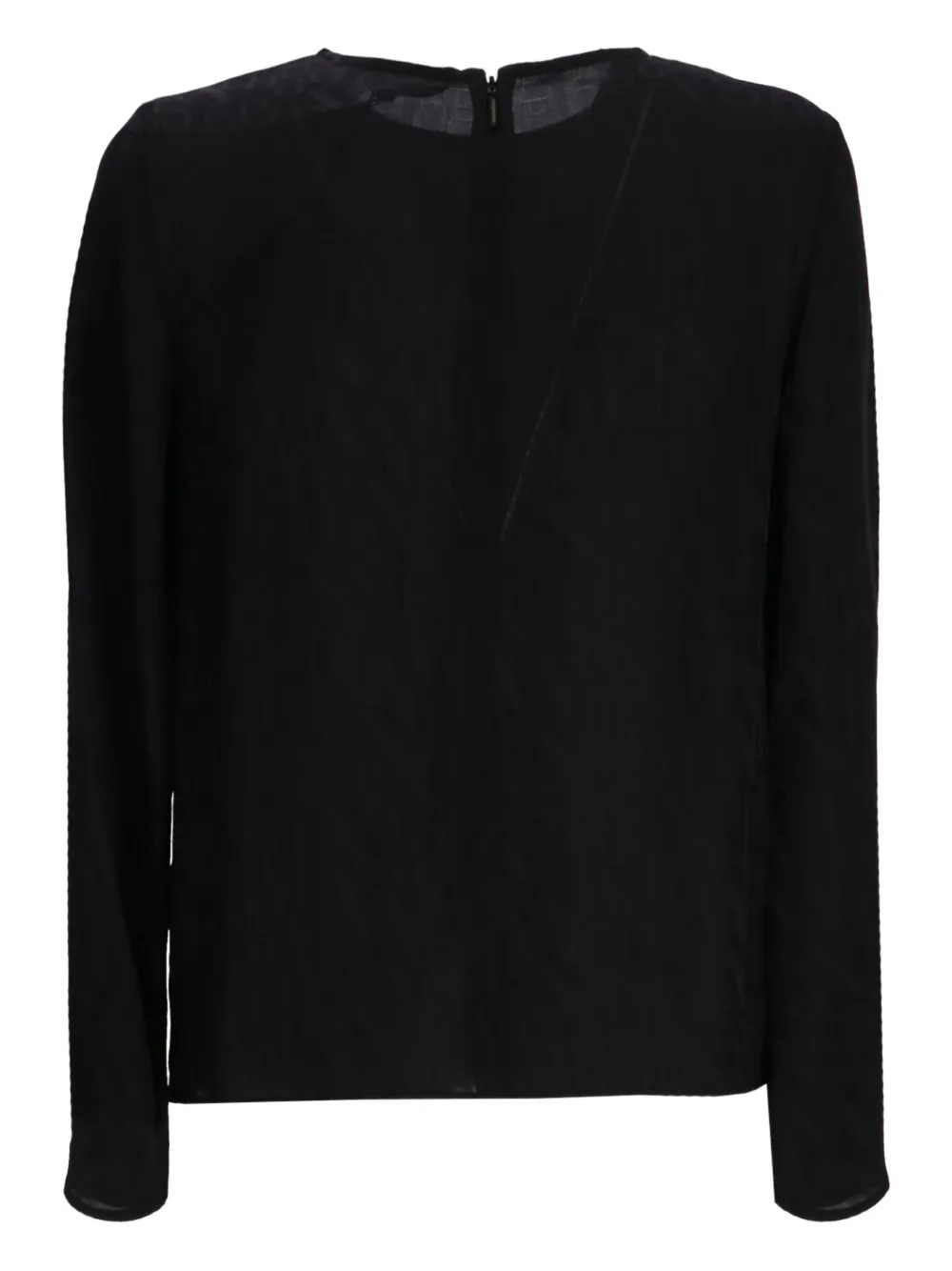 Armani Exchange Doorzichtige blouse Zwart