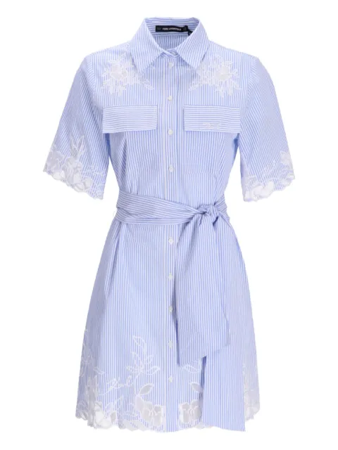 Karl Lagerfeld striped shirt dress