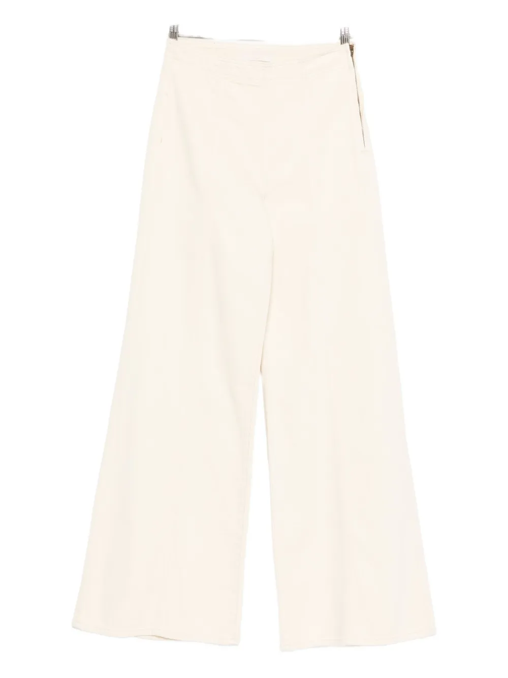 Ulla Johnson Wide-leg Cotton Trousers In Neutral