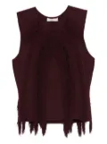 Ulla Johnson fringe sleeveless top - Red