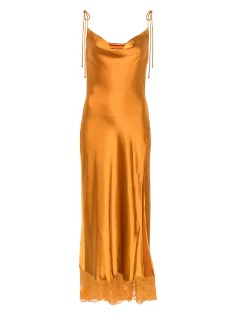 Self-Portrait satin dress