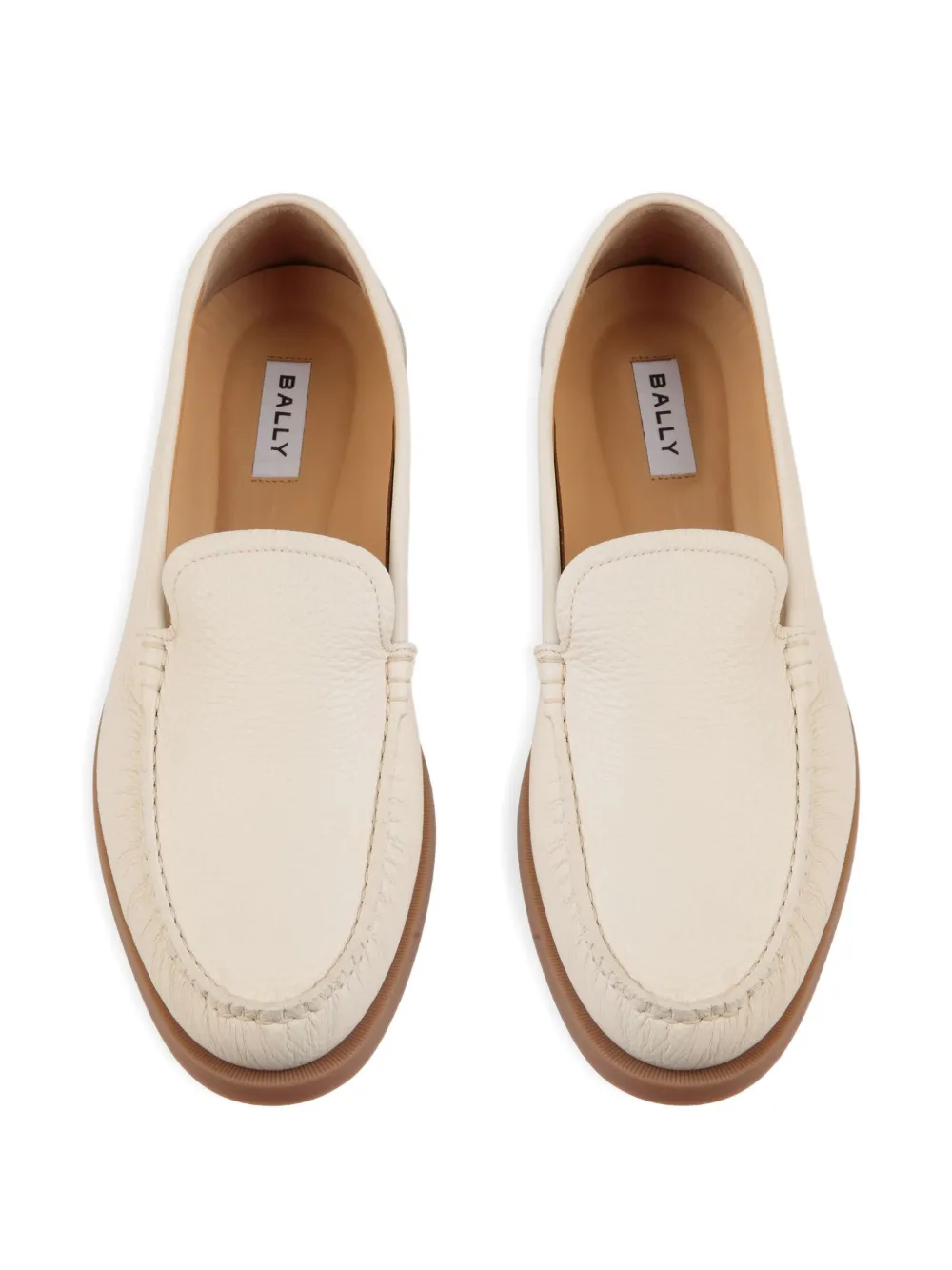 Bally Nelson leather loafers White