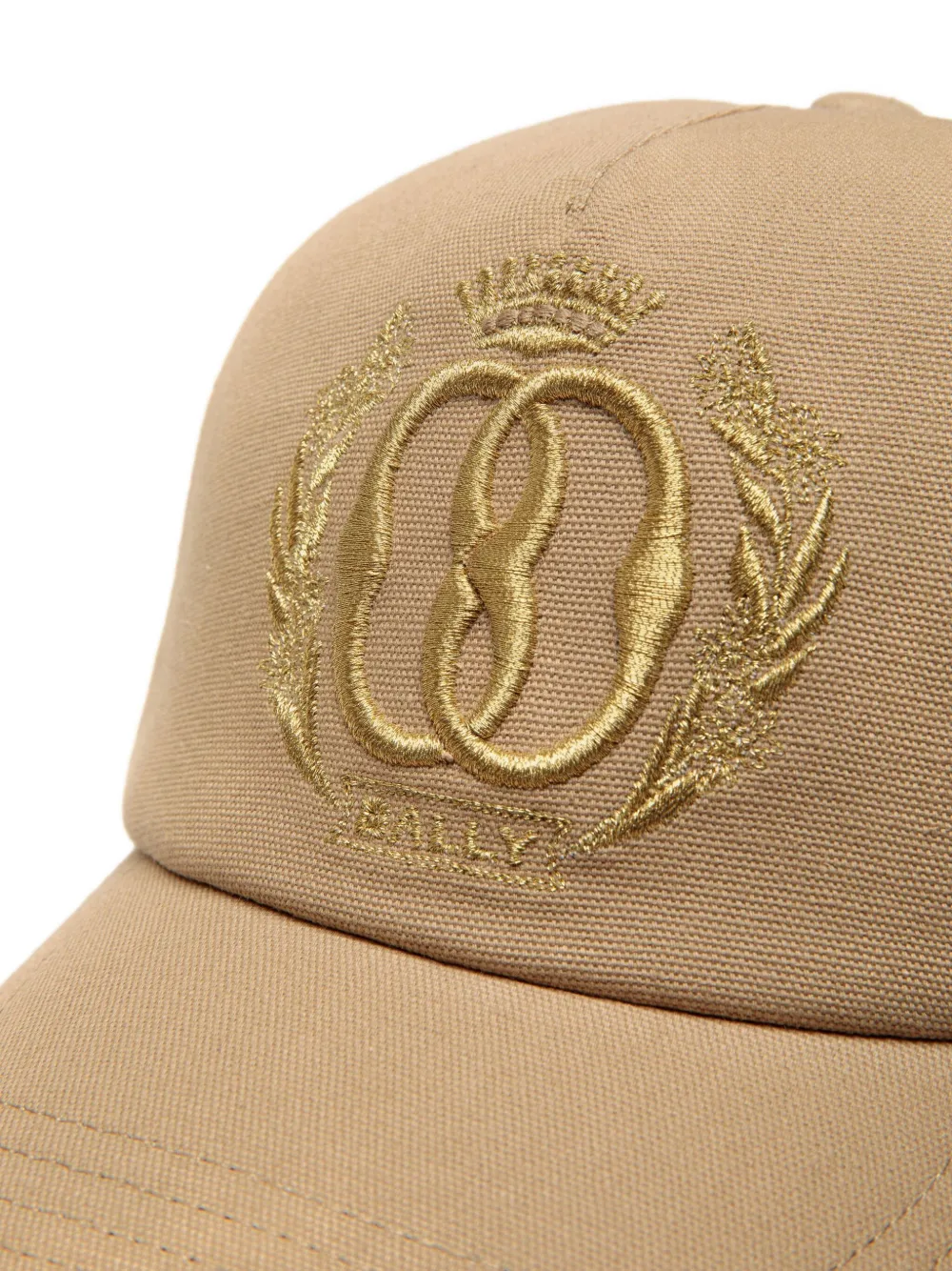 Bally embroidered baseball cap Beige