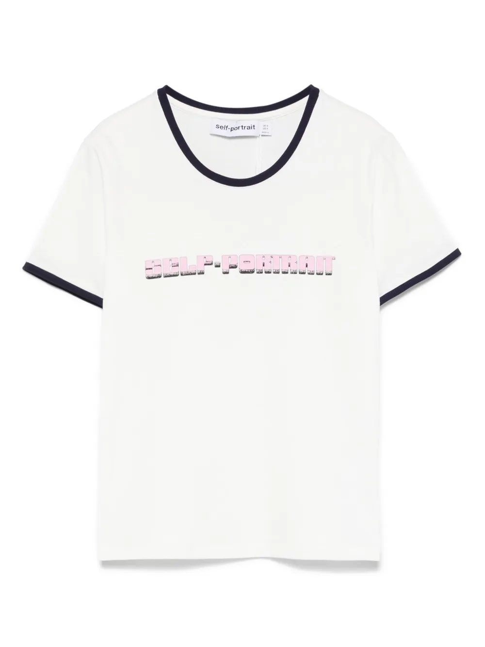 Self-Portrait playera con logo estampado | blanco | Image 1