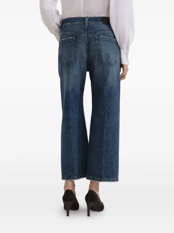パンツ Brunello Cucinelli DENIM CROPPED PANTS Brunello Cucinelli Cropped Jeans | Blue | FARFETCH