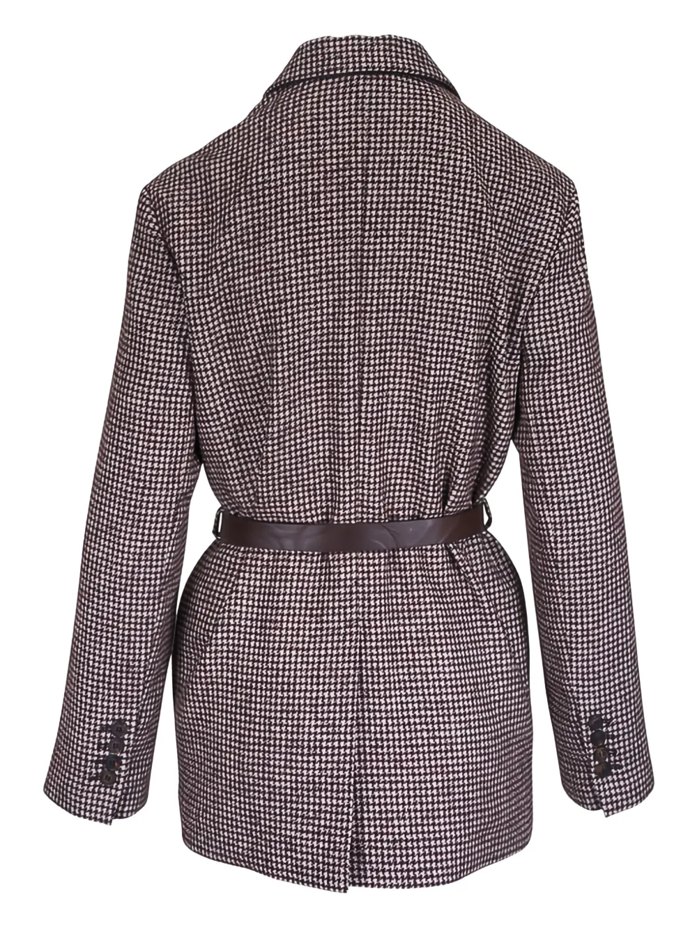 Brunello Cucinelli houndstooth belted blazer | Blazers | Image 2