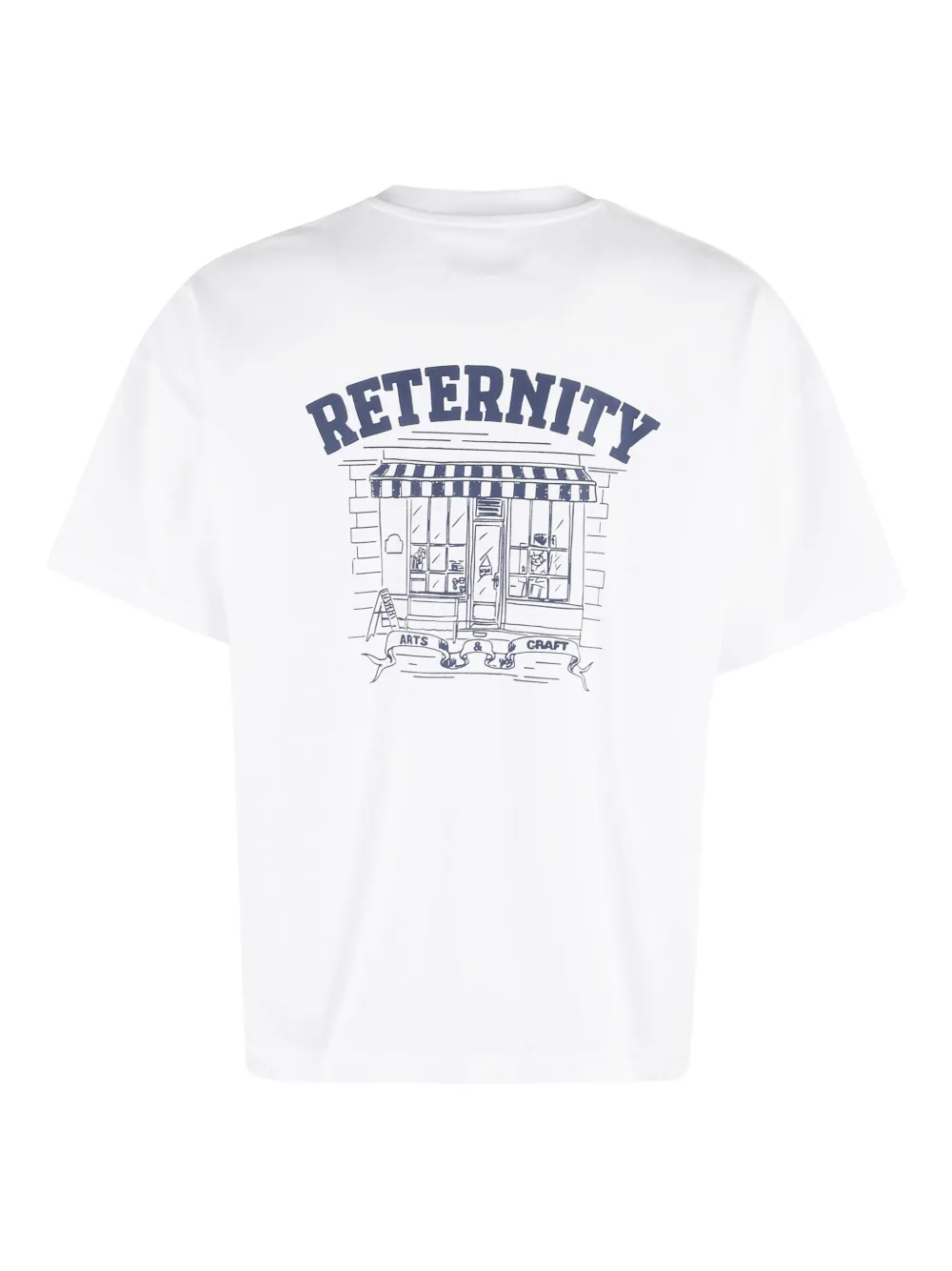 RETERNITY logo-print T-shirt - Wit