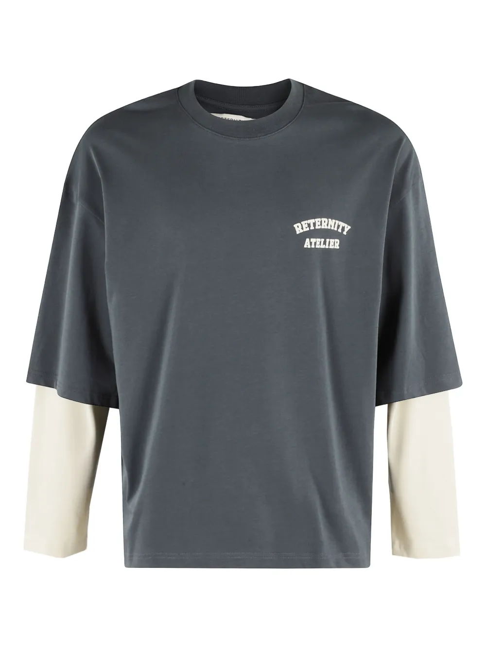 RETERNITY graphic-print T-shirt | Grey | Image 1