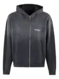 RETERNITY Creative Dept. zip-up hoodie - Black