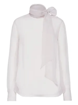 Giorgio Armani シルクブラウス | ピンク | FARFETCH JP